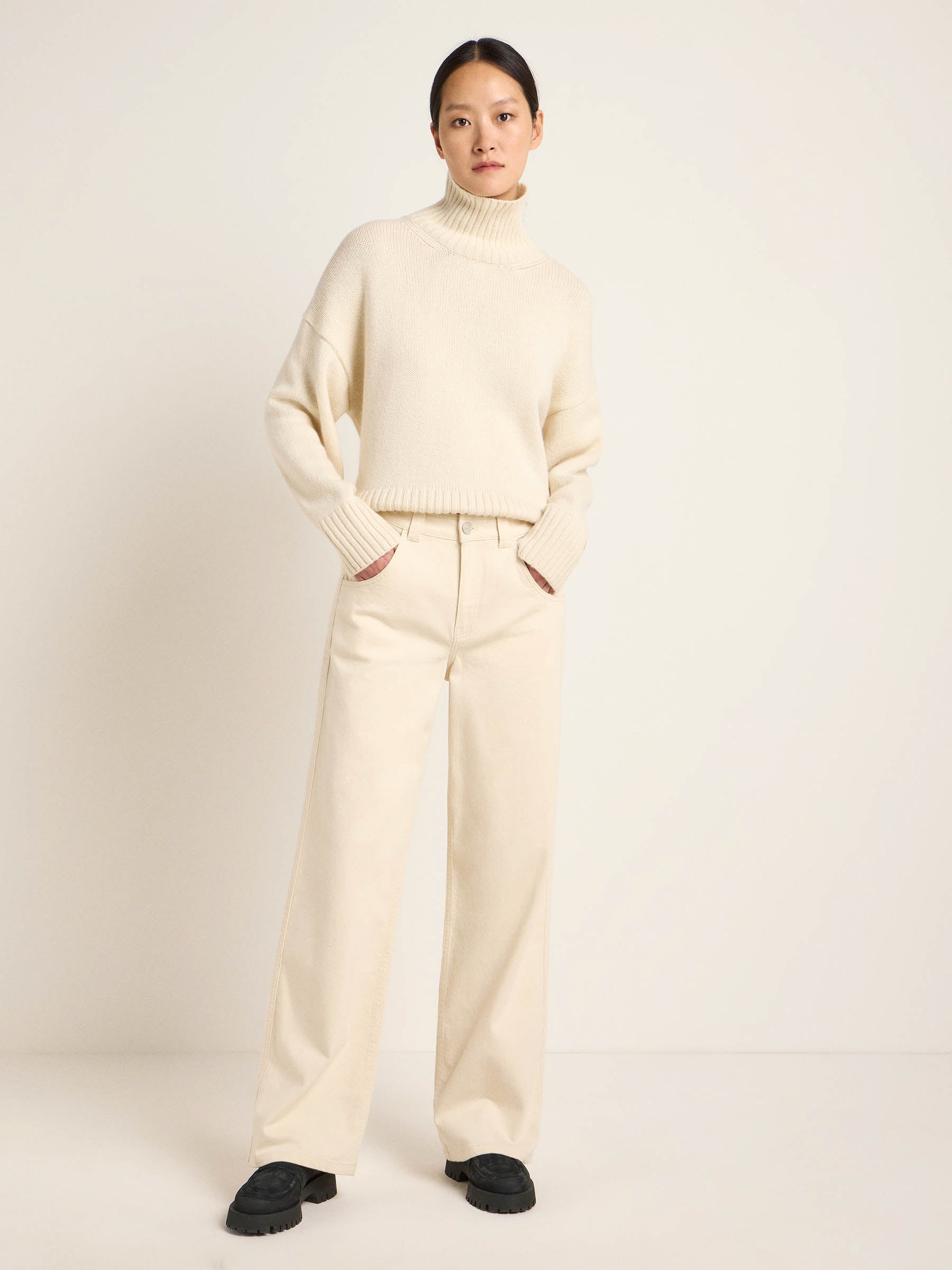 Wide leg trousers (GOTS)