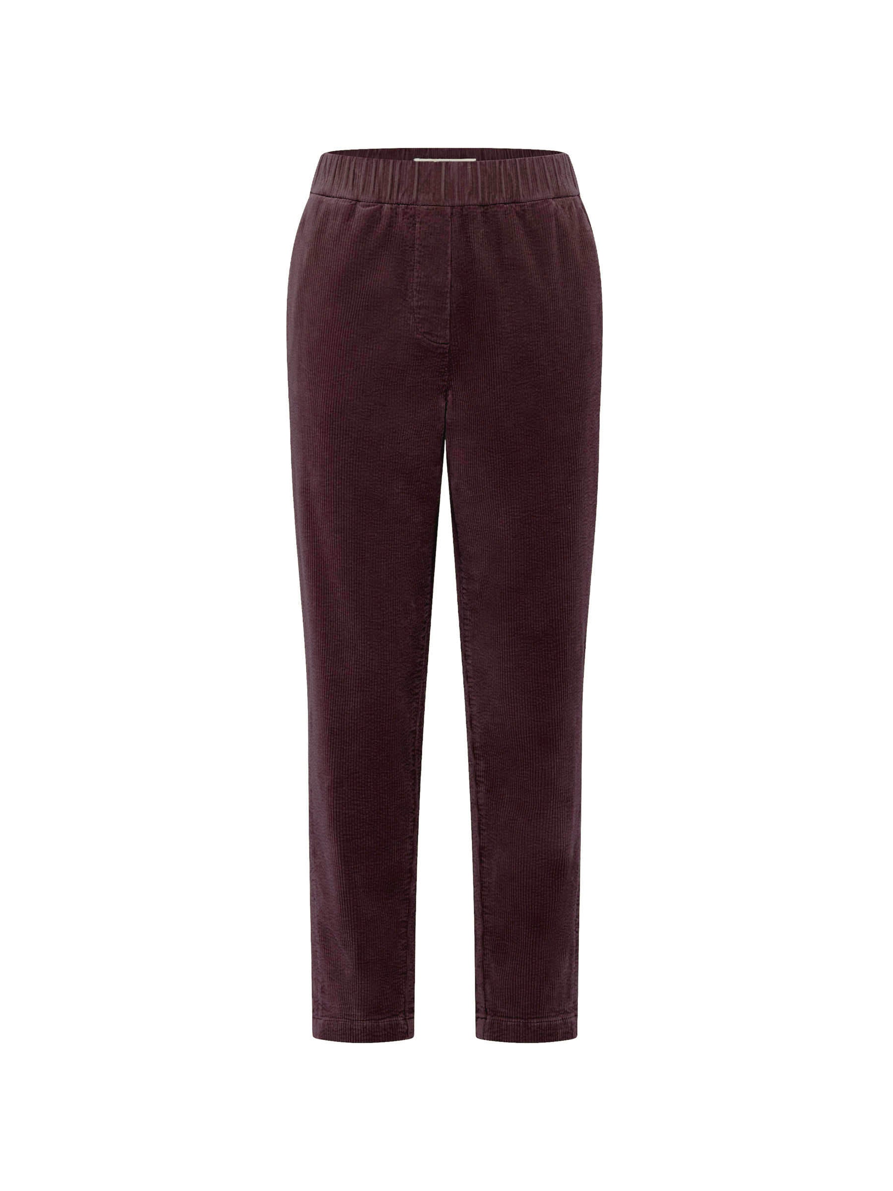 Corduroy trousers with elastic waistband (GOTS)