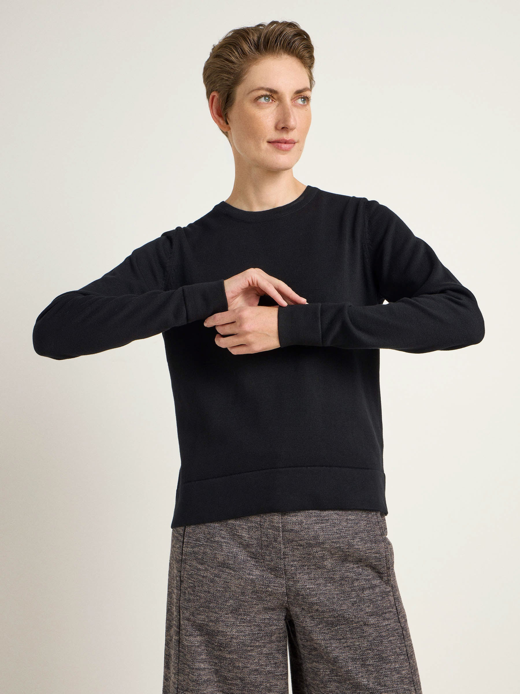 Round neck sweater (GOTS)