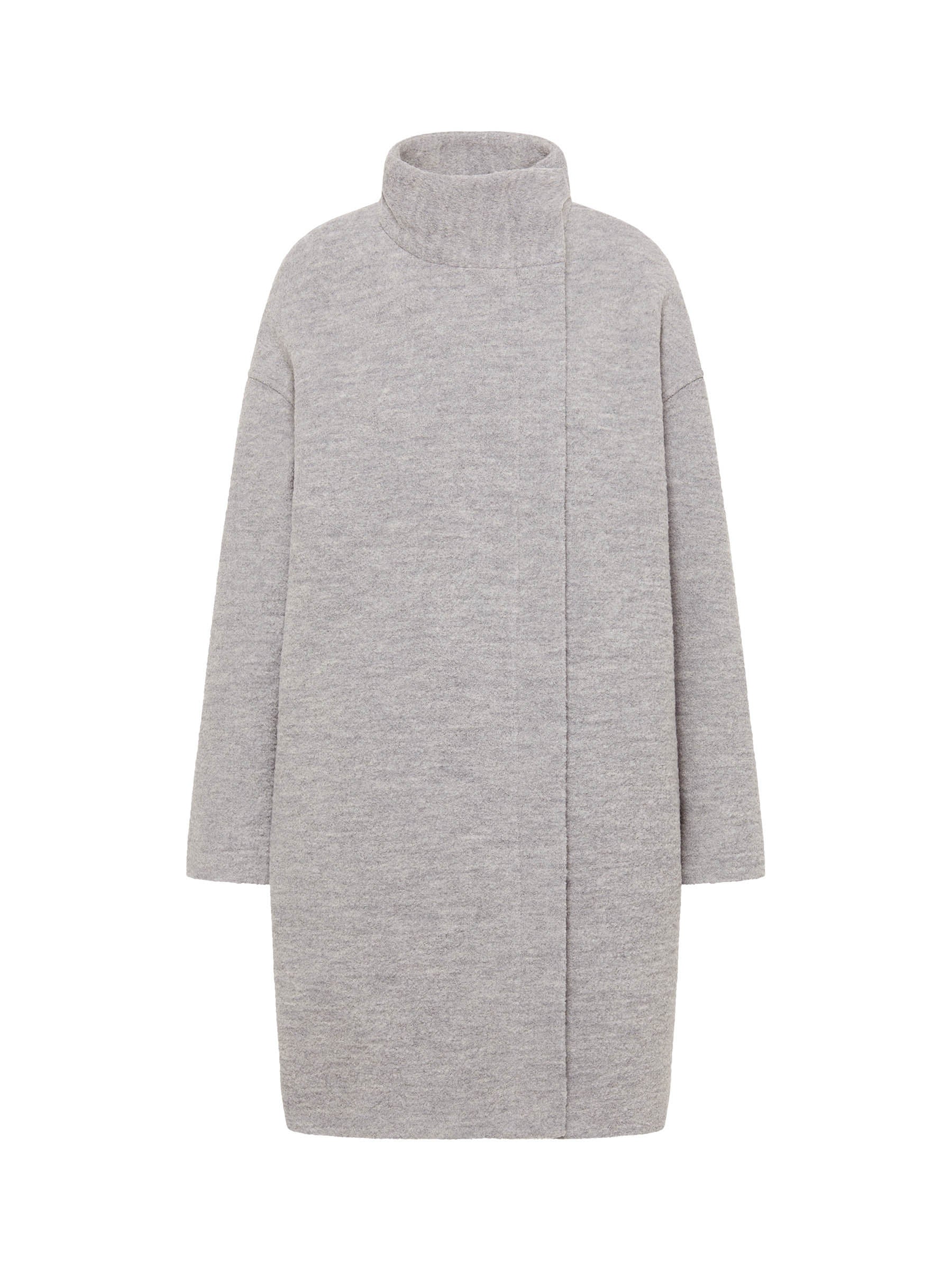 Oversized wool coat (GOTS)