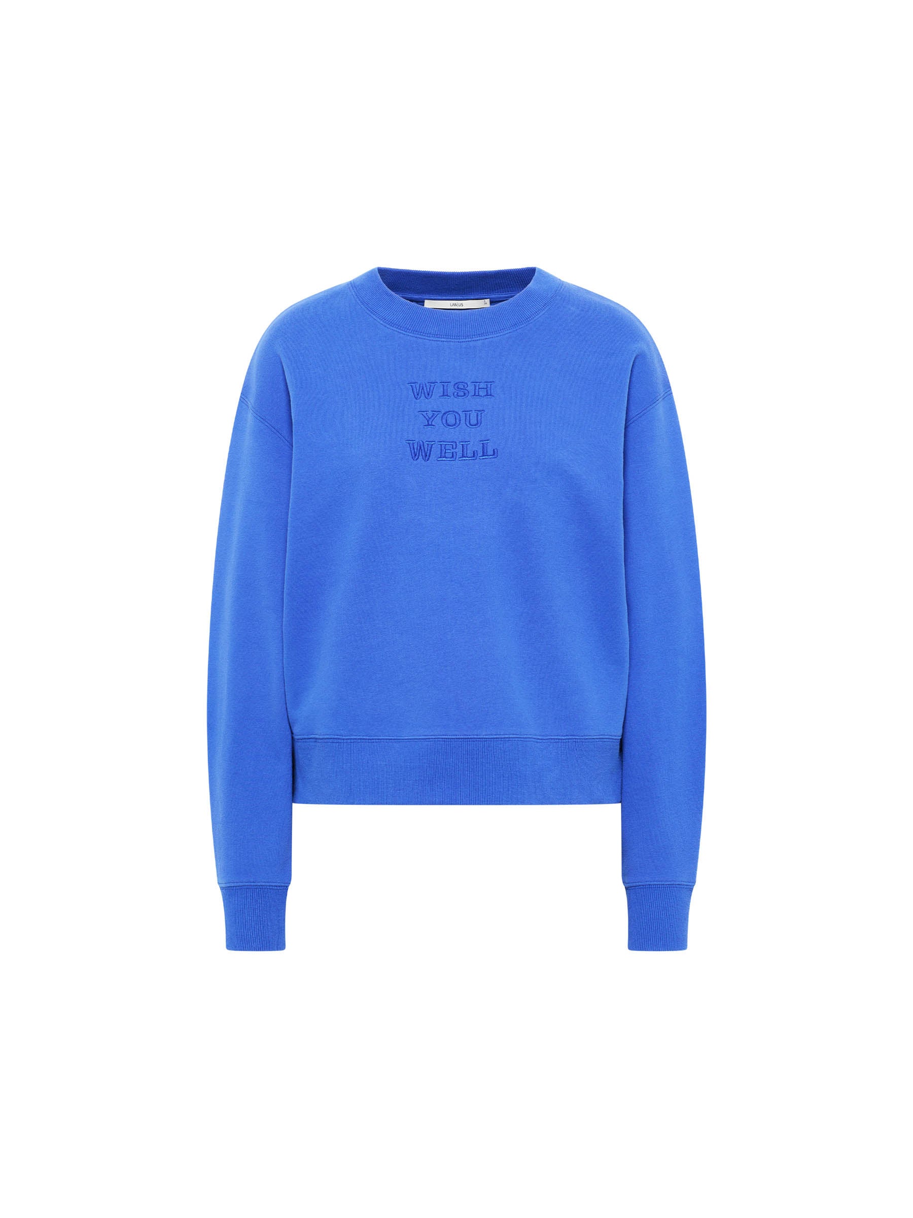 Statement Sweatshirt "wish you well" (GOTS)