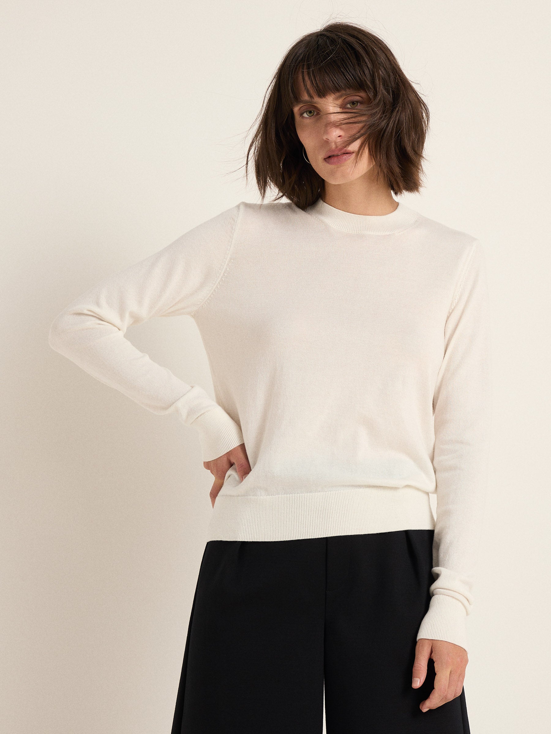 Round neck sweater (GOTS)