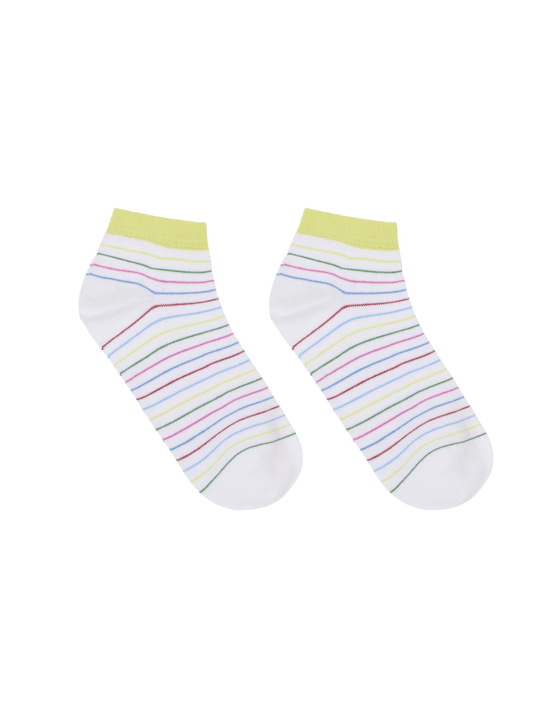 Sneaker Socken Streifen (GOTS)