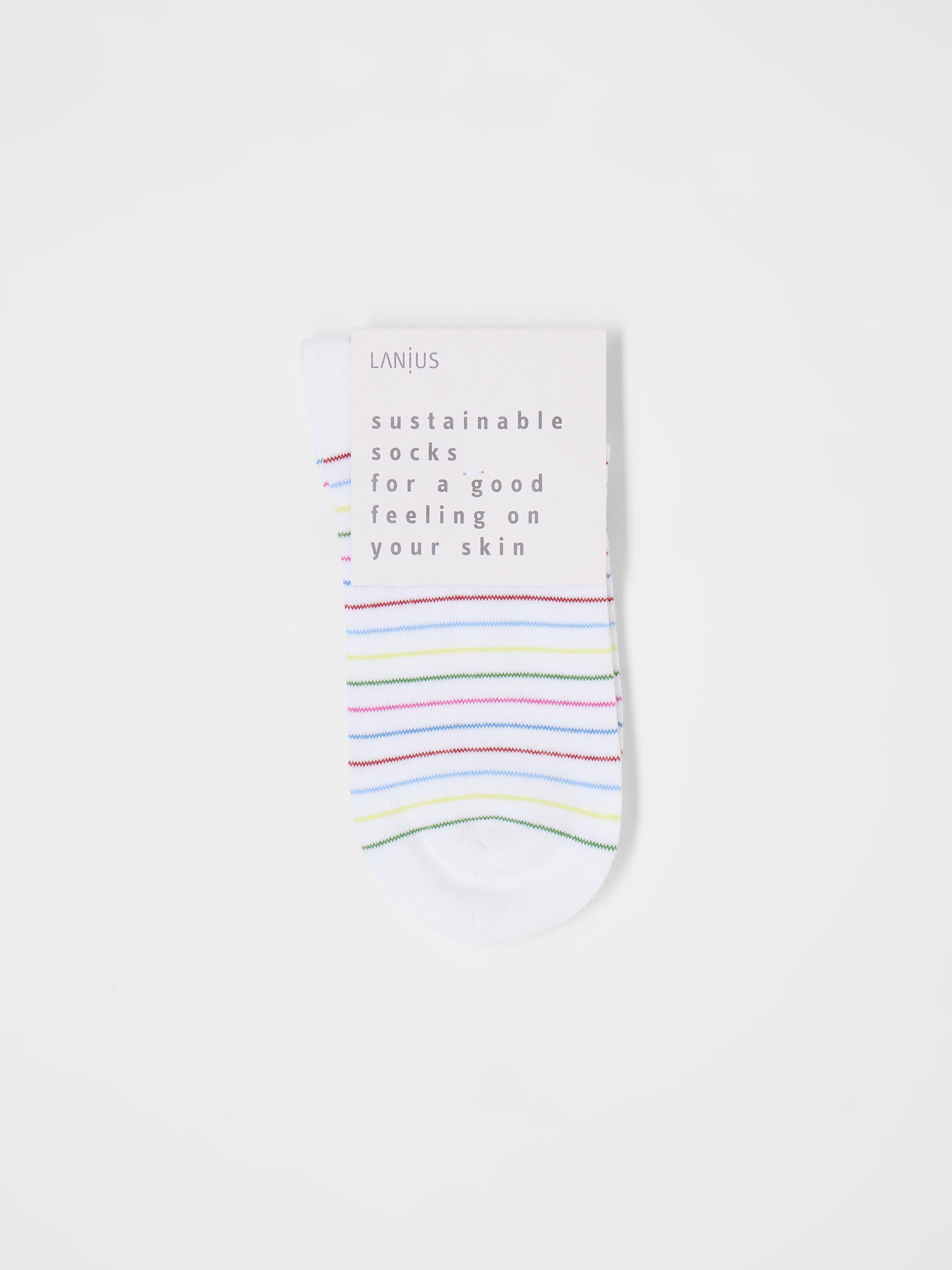 Sneaker Socken Streifen (GOTS)