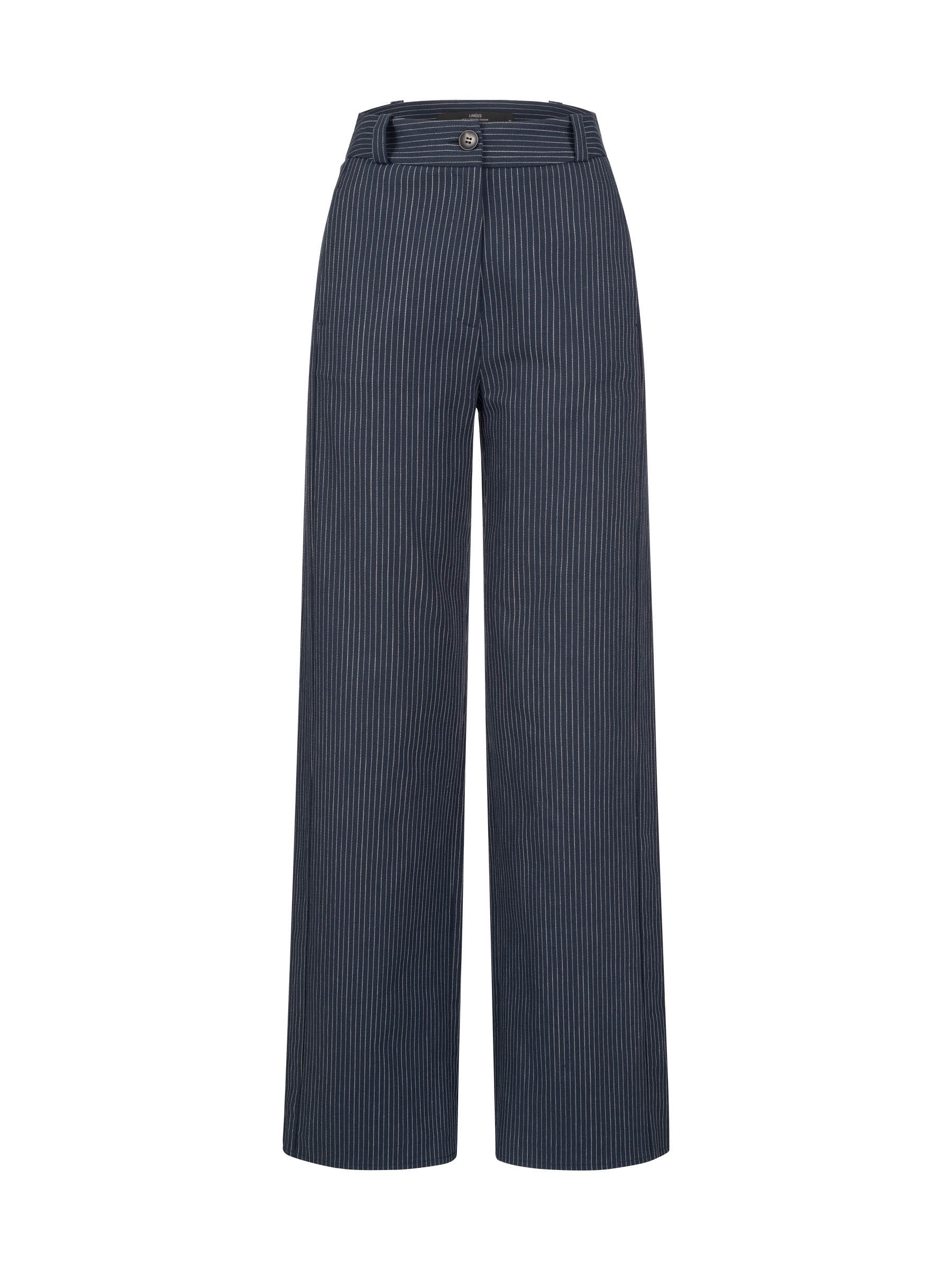 Pinstripe Marlene trousers