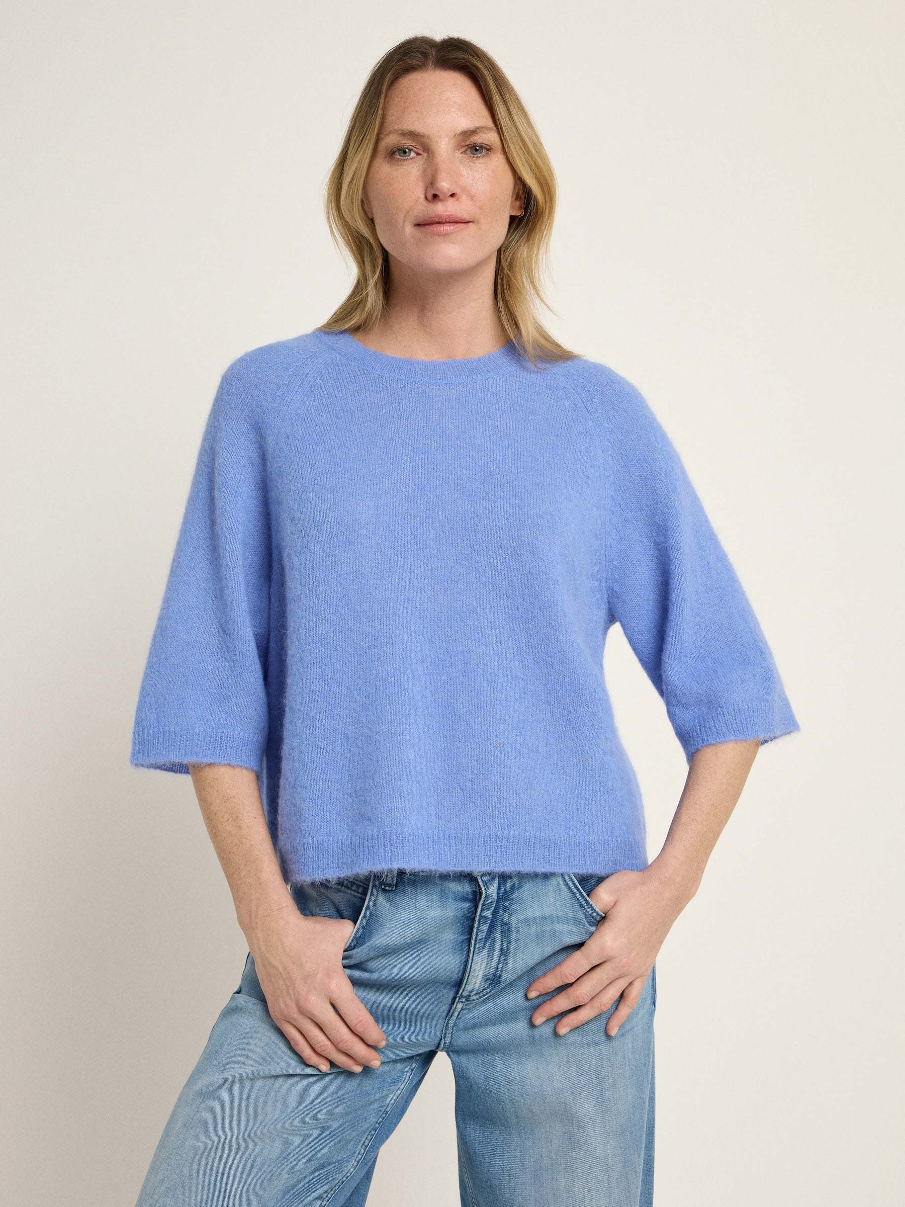 knitted shirt made of alpaca wool