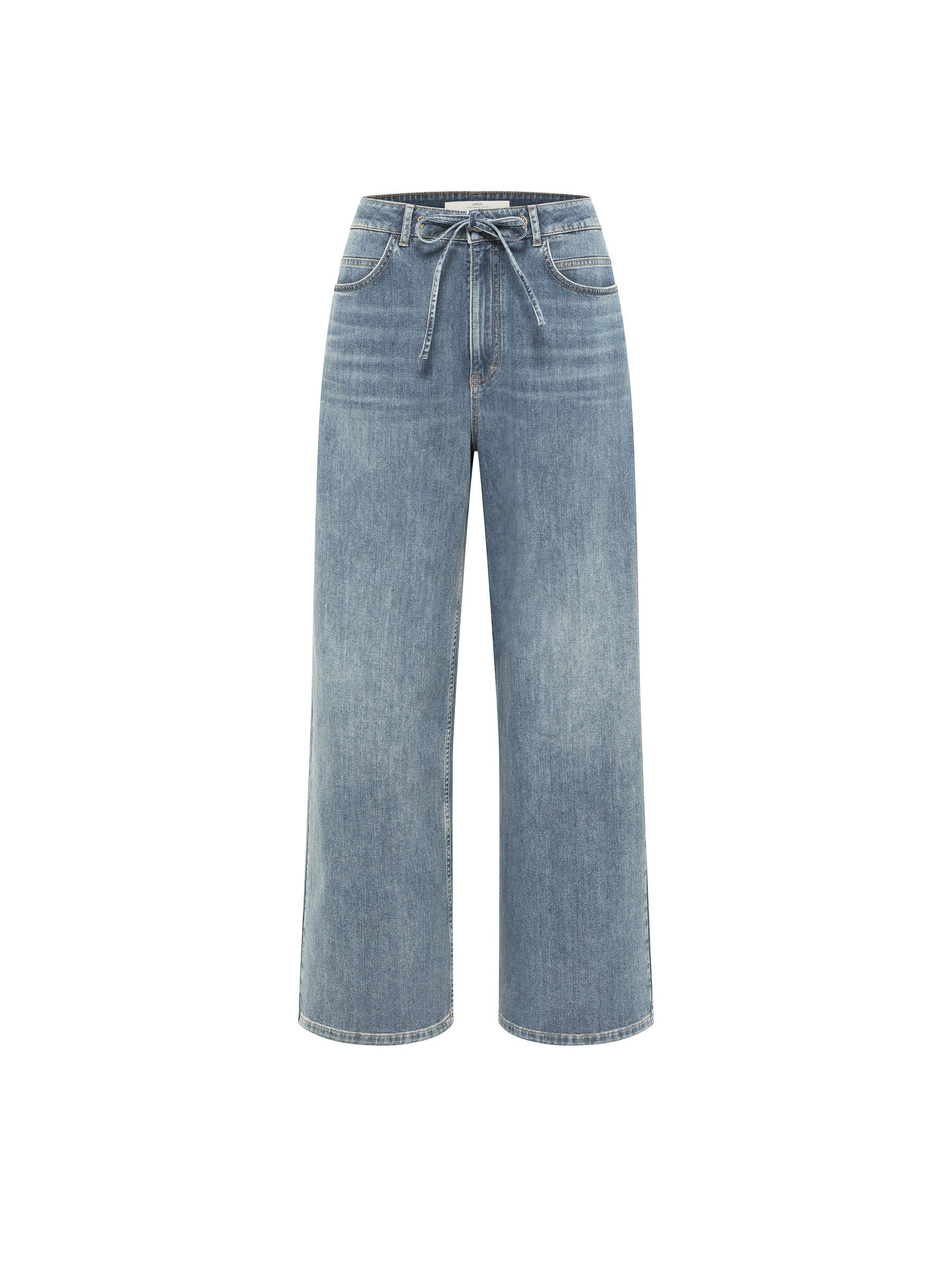 Jeans mit extra weitem Bein (GOTS)