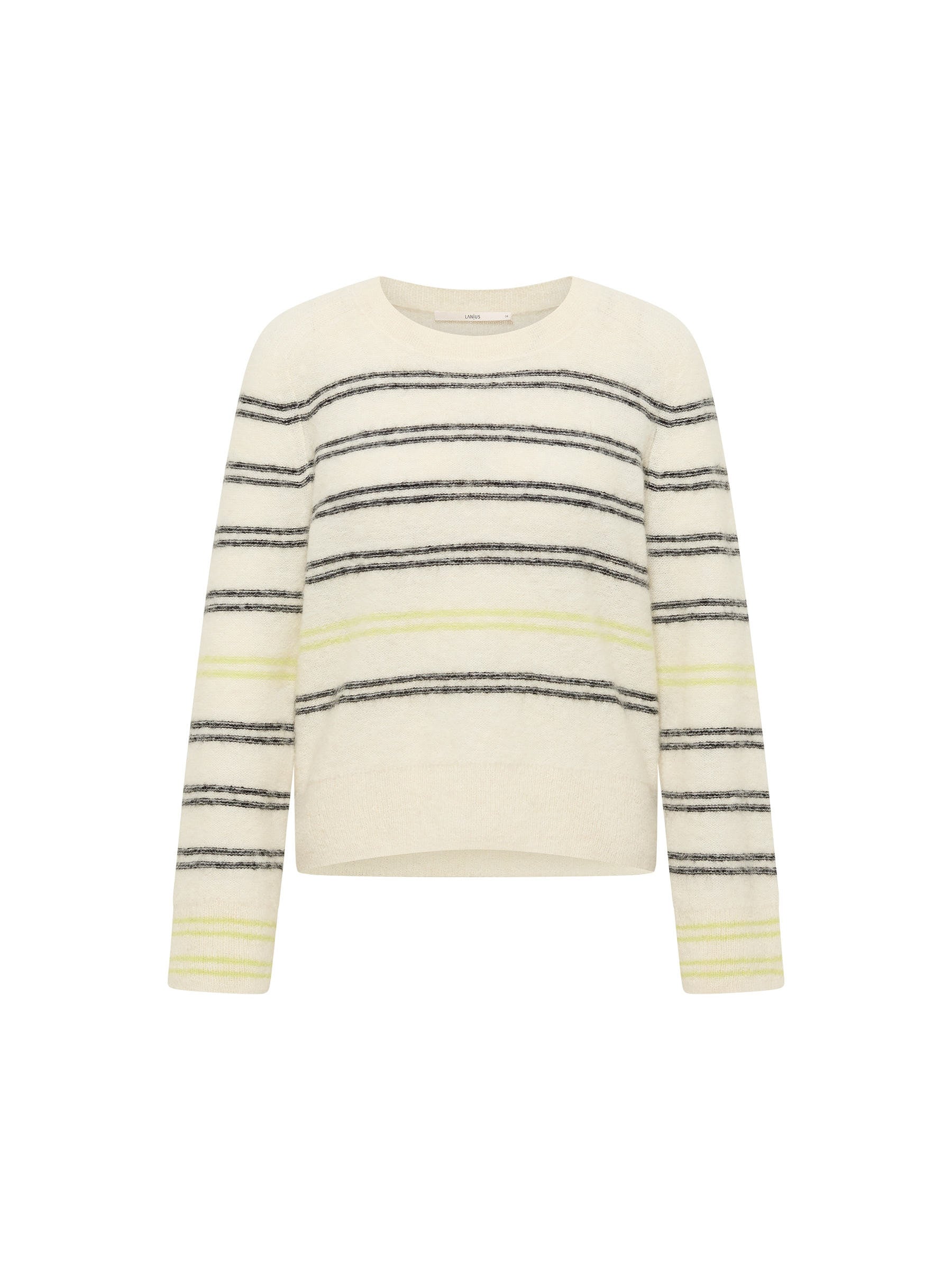 striped sweater made of alpaca wool