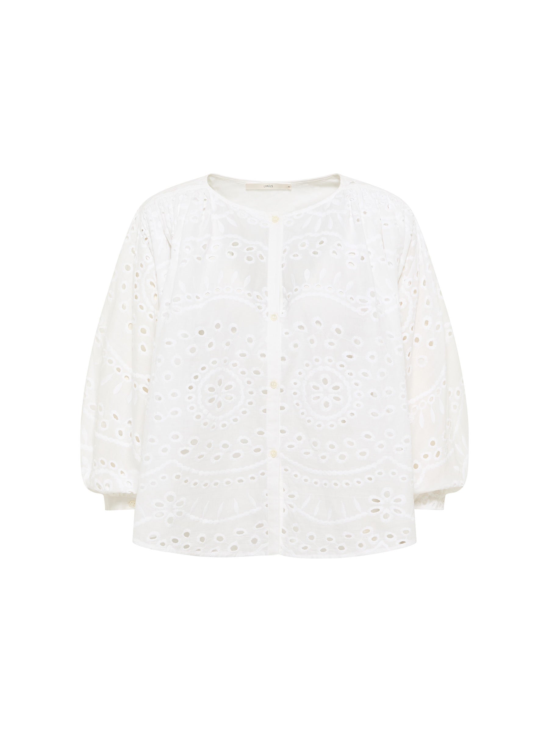 Embroidery Blouse (OCS) with Ruffles