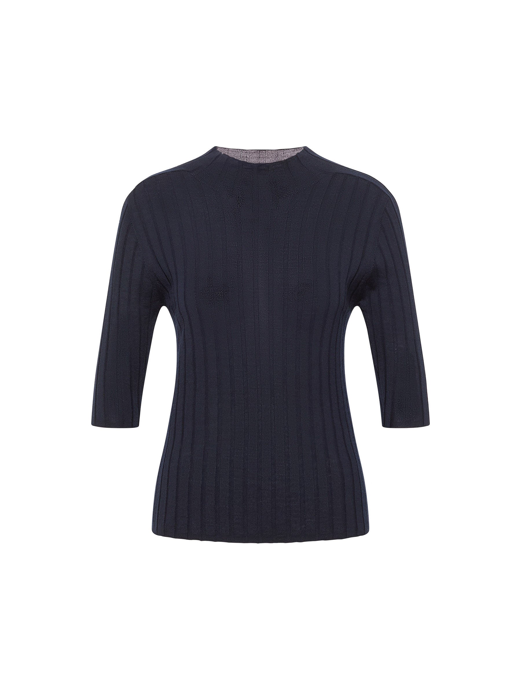 Ribbed Sweater Half Sleeve (GOTS)