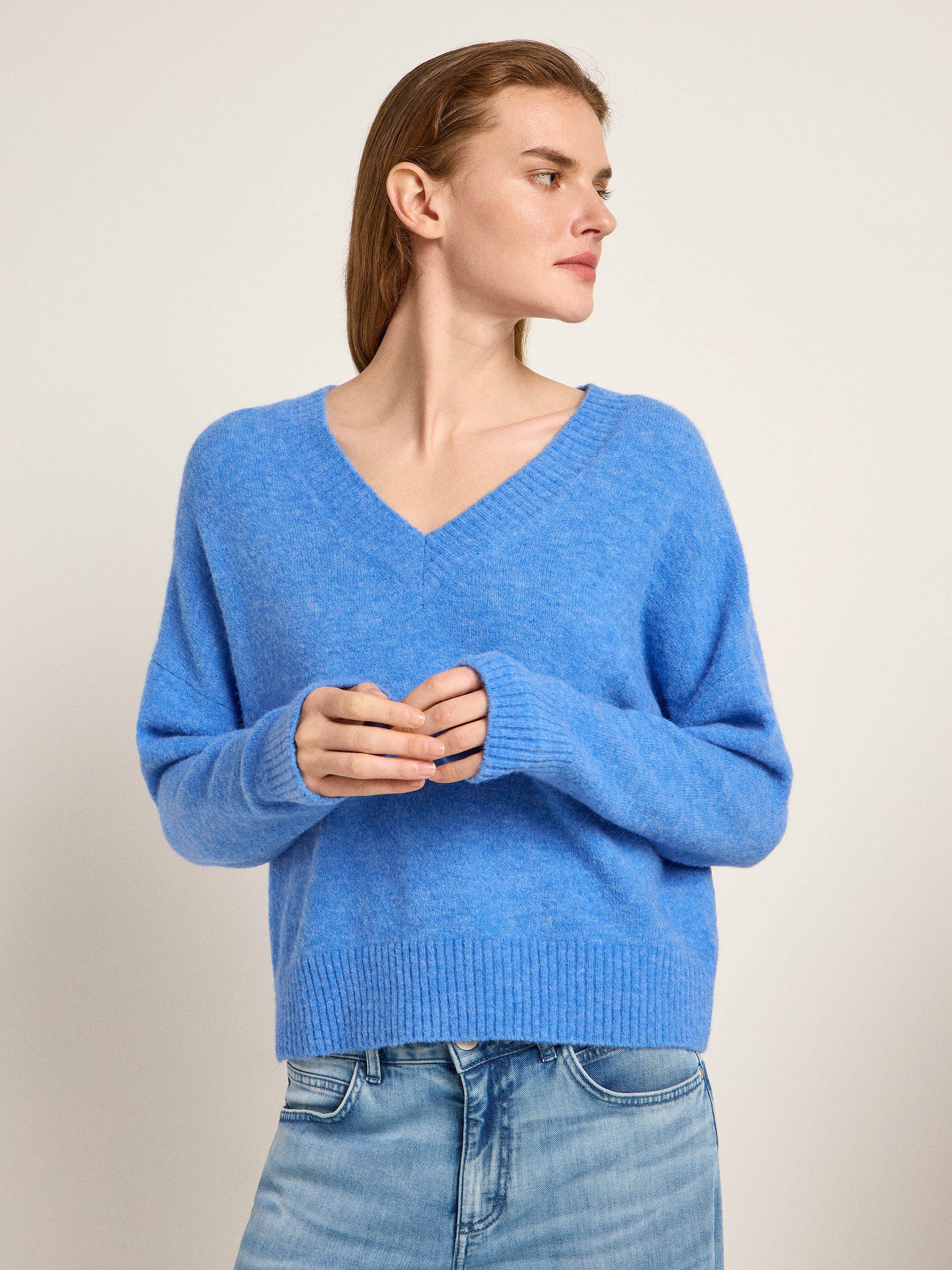 V-neck sweater