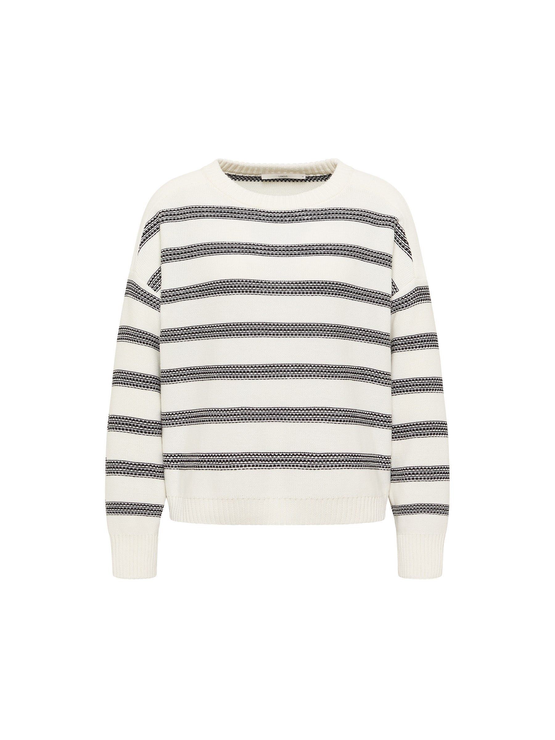 Striped sweater (GOTS)