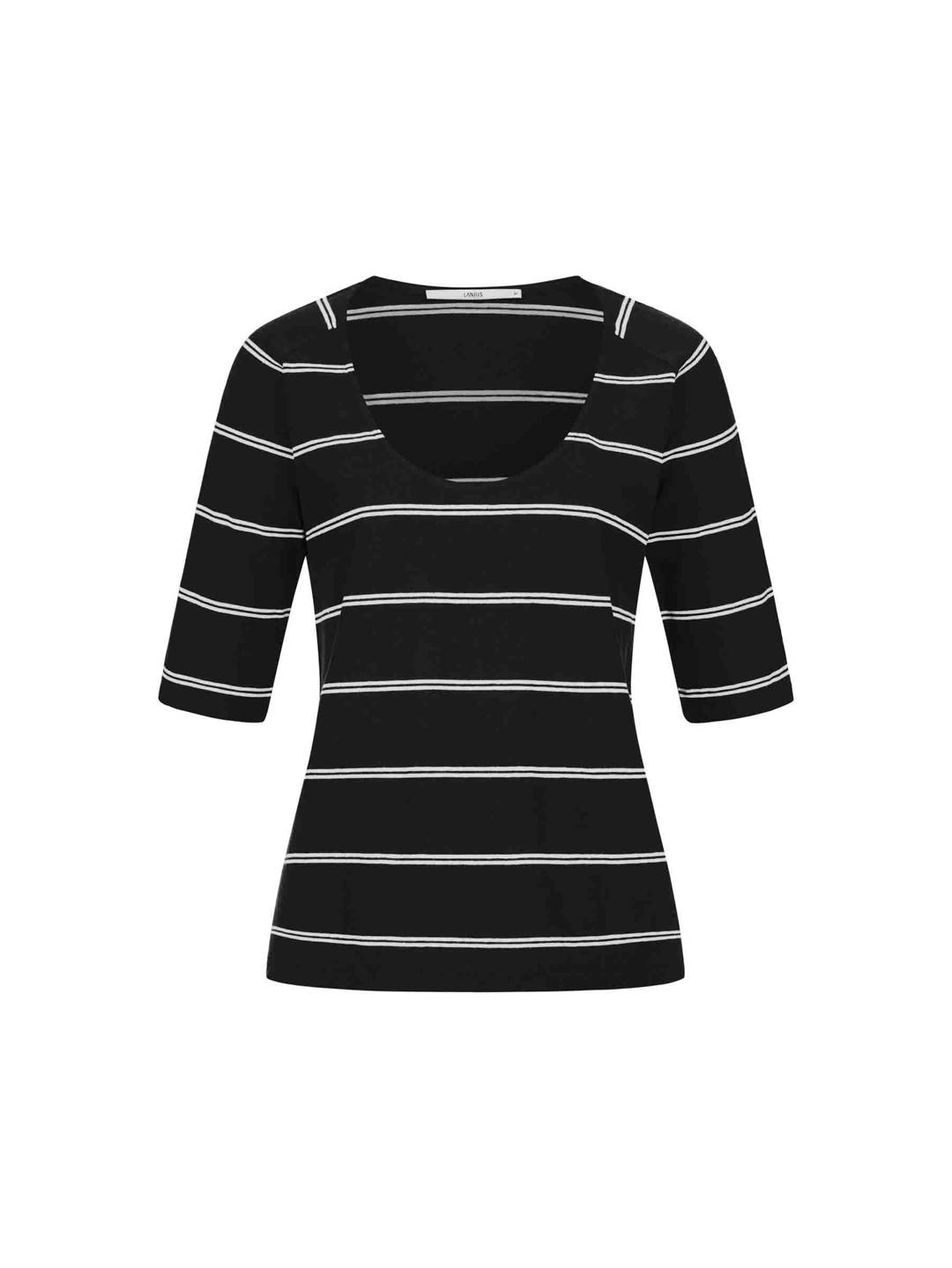Raglan shirt with stripes from LANIUS