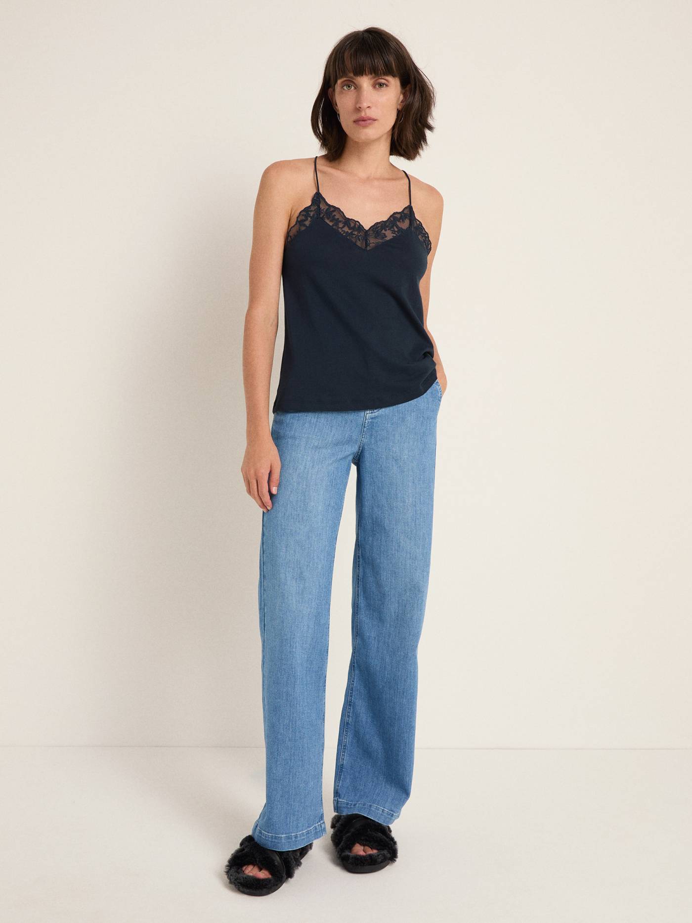 Top with lace from LANIUS