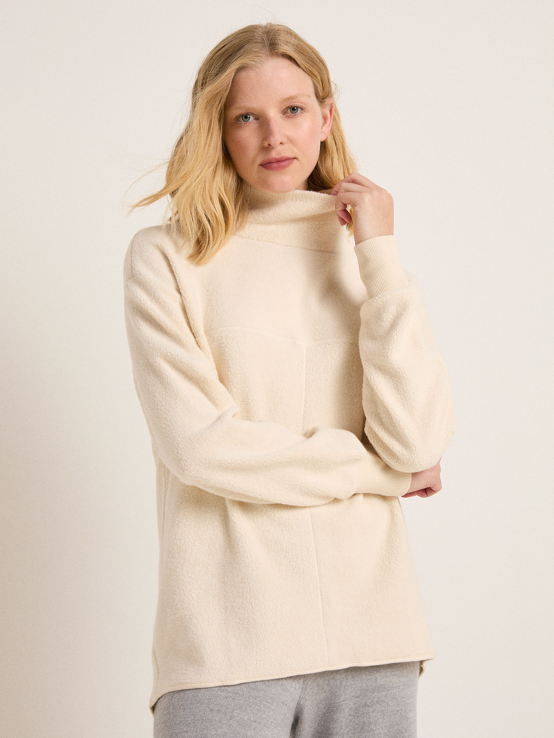 100% Cotton Fleece Lined Pixie Knitted Sweater – Letschillspain